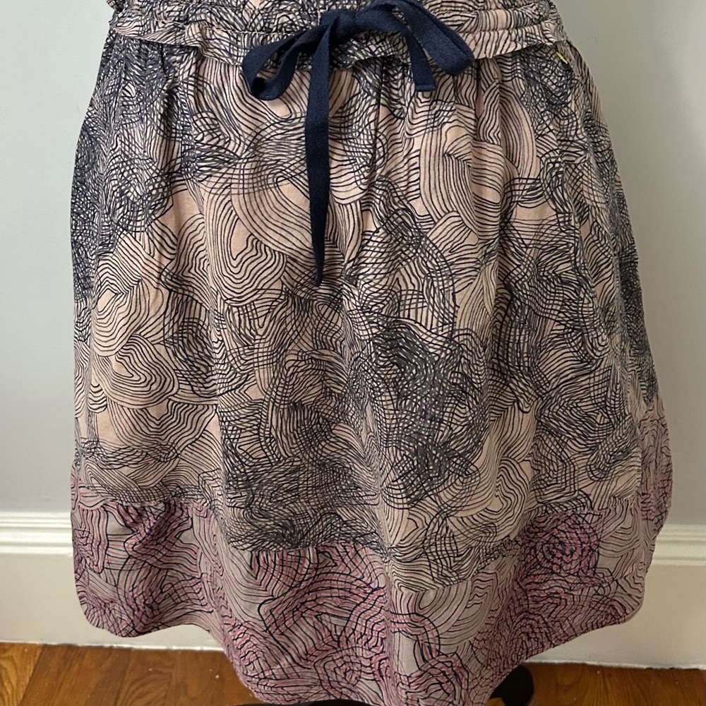 EUC RARE Marc by Marc Jacobs Mini Skirt in Abstract Two Fabrics. Sz XS
